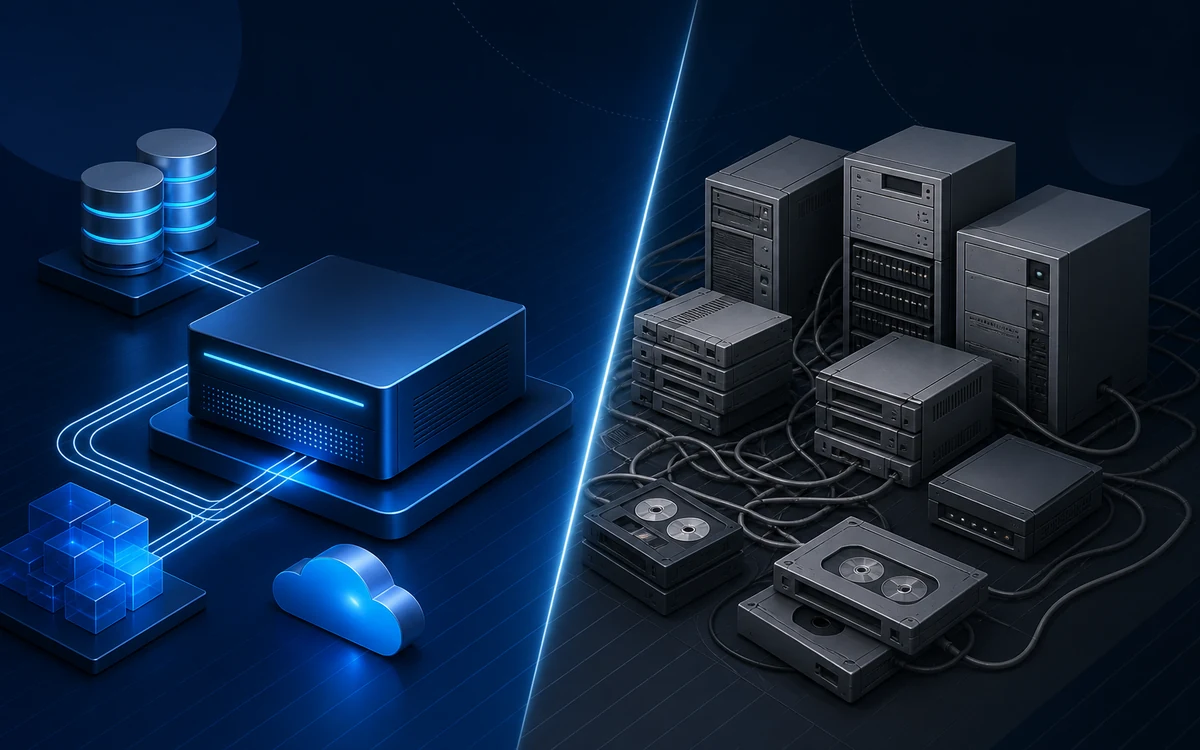 Proxmox Backup Server compared to traditional backup tools